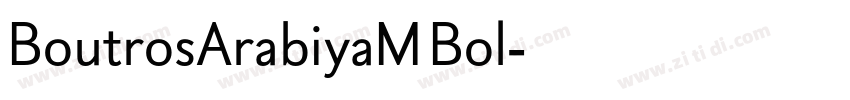 BoutrosArabiyaM Bol字体转换
